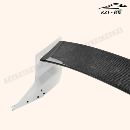 For Honda 17 Onwards Civic Type R Fk8 Type M Rear Spoiler Partial Carbon Fiber(Blade+Caps) Car Body Parts Kits