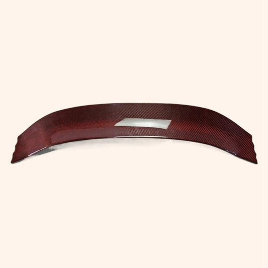 For Honda 17 onwards Civic Type R FK8 VRSAR1 Style Rear Boot Trunk Spoiler wing flap (5 Door Hatch) Carbon Fiber (RED Color) Car Body Parts Kits Kazento Carbon Parts 车身侧板 FK8-RS-BLD-VRS-RCF2
