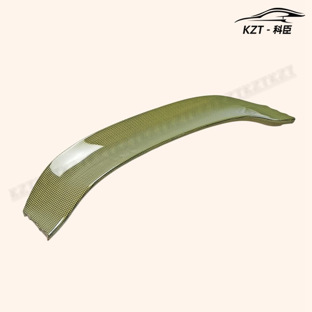 For Honda 17 Onwards Civic Type R Fk8 Vrsar1 Style Rear Wing Flap (5 Door Hatch) Yellow Kevlar Car Body Parts Kits