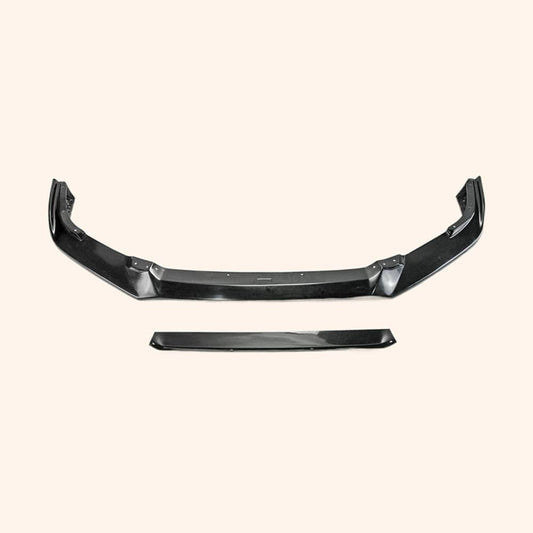 For Honda 17 Onwards Civic Type R Fk8 Vrsar2 Style Front Bumper Lip 2Pcs (With Ic Shroud) Chin Splitter Spoiler Fiber Glass Body Kits Kazento Carbon Parts 车身侧板 FK8-FL-VRSA2-FRP