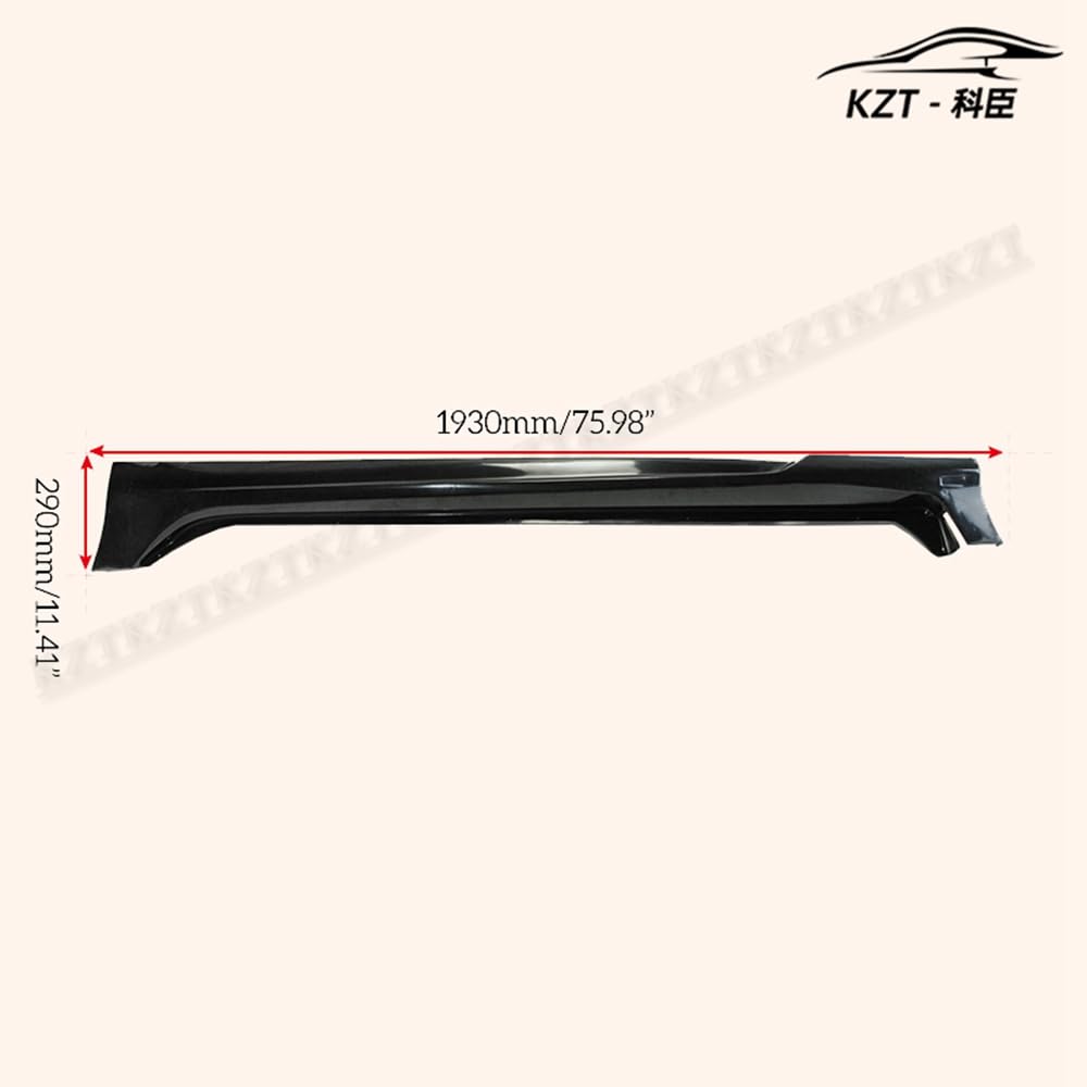 For Honda 17 Onwards Civic Type R Fk8 Vrsar2 Style Side Skirt Rocker Panels Side Part Fiber Glass Body Kit Replacement Kazento Carbon Parts 车身侧板 FK8-SS-VRSA2&-FRP