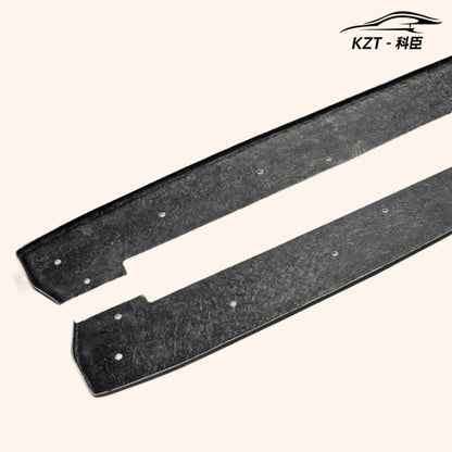 For Honda 17 Onwards Civic Type R Fk8 Vrsar2 Style Side Skirt Under board Rocker Panels Side Part Fiber Glass Body Kit Replacement Kazento Carbon Parts 车身侧板 FK8-SSX-VRSA2-FRP