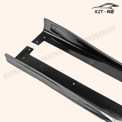 For Honda 17 Onwards Civic Type R Fk8 Vrsar2 Style Side Skirt Under board Rocker Panels Side Part Fiber Glass Body Kit Replacement Kazento Carbon Parts 车身侧板 FK8-SSX-VRSA2-FRP