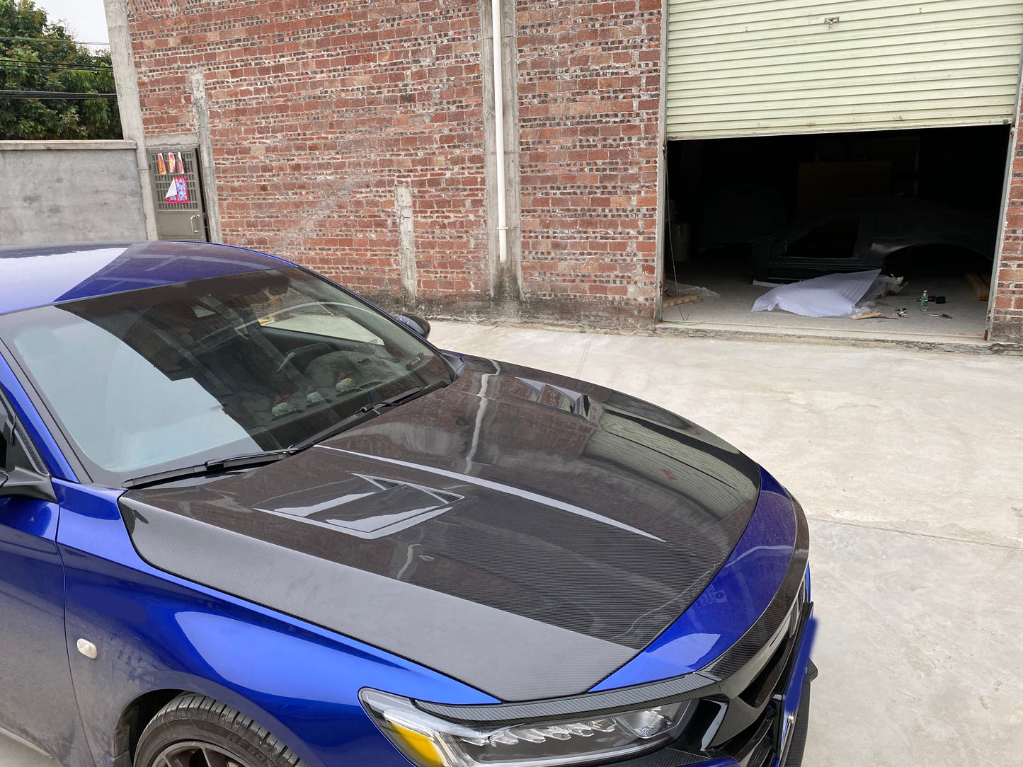 For Honda Accord 10th CV V Style Front Vented Cooling Hood 2018-2022