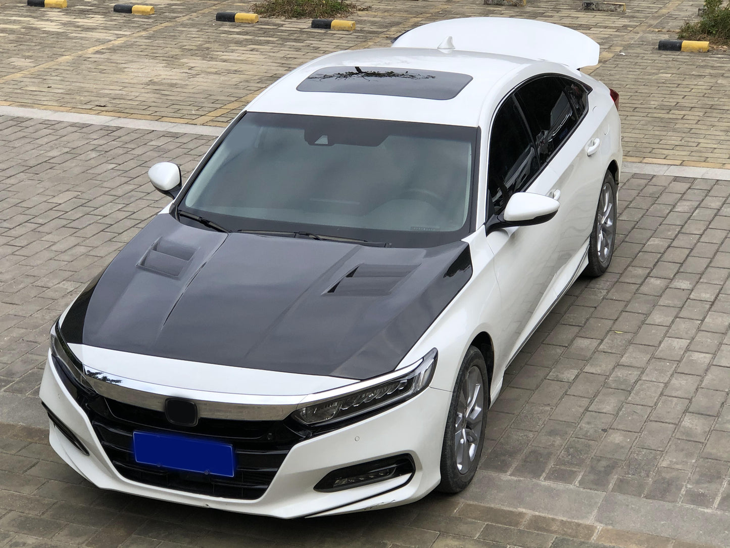 For Honda Accord 10th CV V Style Front Vented Cooling Hood 2018-2022