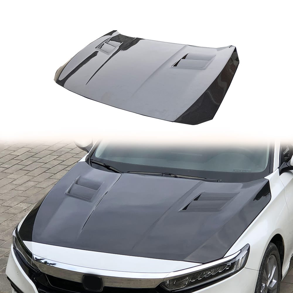 For Honda Accord 10th CV V Style Front Vented Cooling Hood 2018-2022