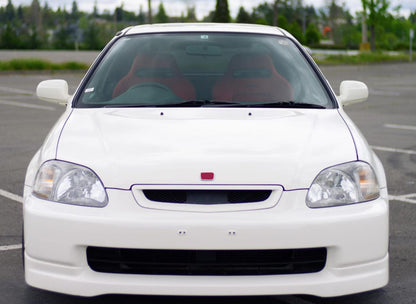 For Honda Civic 6th EK Hatchback M Style Front Vented Hood 1996-2000