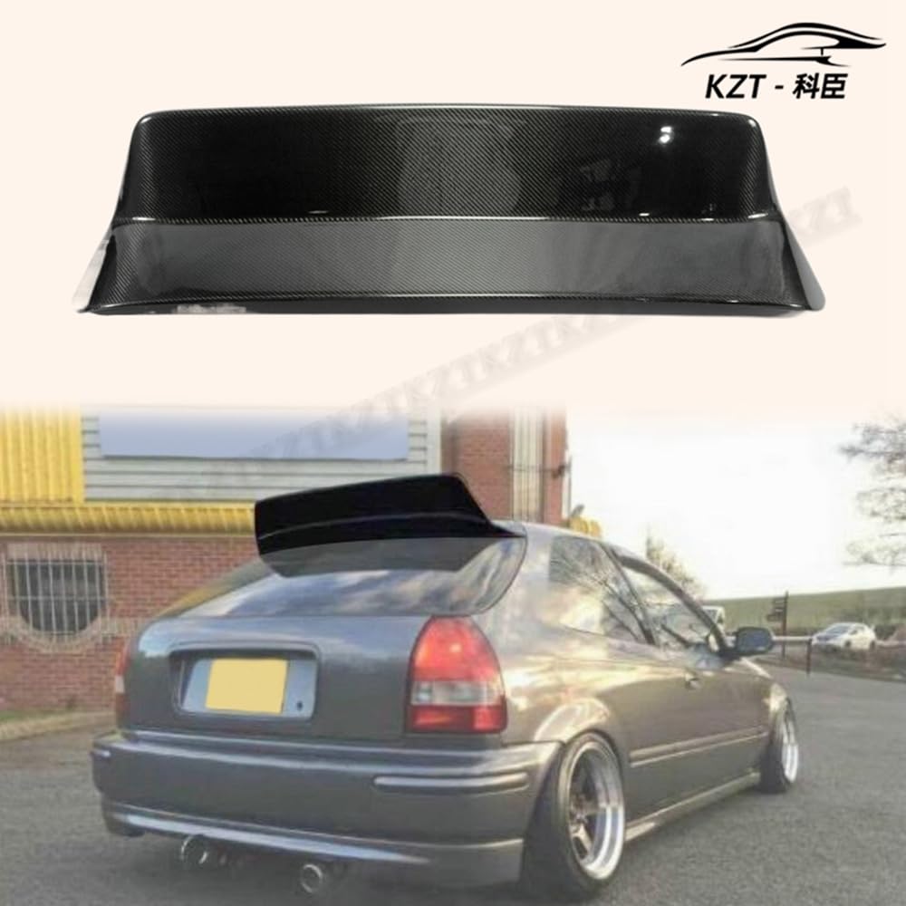 For Honda Civic Ek Osaka Jdm Type Rear Spoiler Wing Carbon Fiber Car Body Parts Kits Kazento Carbon Parts 车身侧板 EK-RS-OSAKA-CF