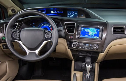 For Honda Civic FB 2011-17 Carbon Fiber D Style Steering Wheel Replacement