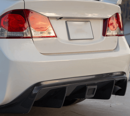 For Honda Civic FD2 Feel Rear Diffuser Lamp Cover With LED 2007-2011