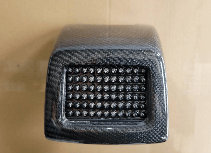 For Honda Civic FD2 Feel Rear Diffuser Lamp Cover With LED 2007-2011