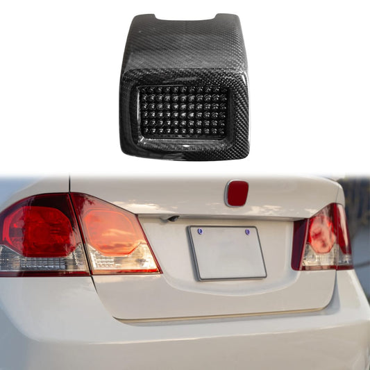 For Honda Civic FD2 Feel Rear Diffuser Lamp Cover With LED 2007-2011