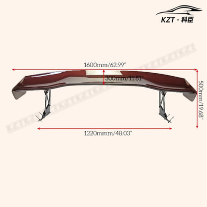 For Honda Civic Fk7 Fk8 Vtx2 Style Rear Gt Spoiler Carbon Fiber (Red Color) Car Body Parts Kits