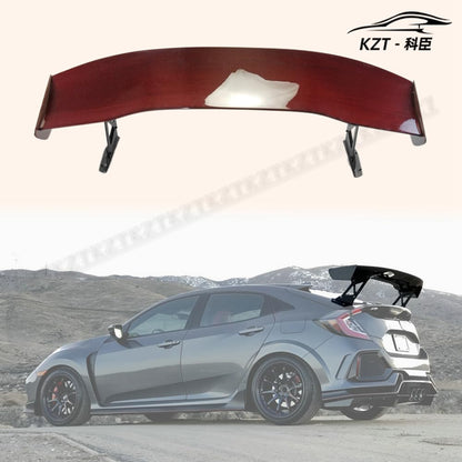 For Honda Civic Fk7 Fk8 Vtx2 Style Rear Gt Spoiler Carbon Fiber (Red Color) Car Body Parts Kits