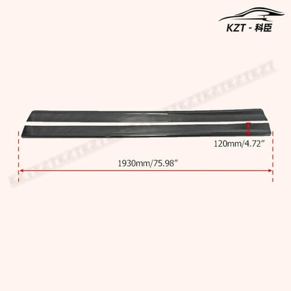 For Honda Civic Fk8 Type R Epa Type Side Skirt Extension Rocker Panels Side Part Carbon Fiber Body Kit Replacement Kazento Carbon Parts 车身侧板 FK8-SSX-EPA-CF