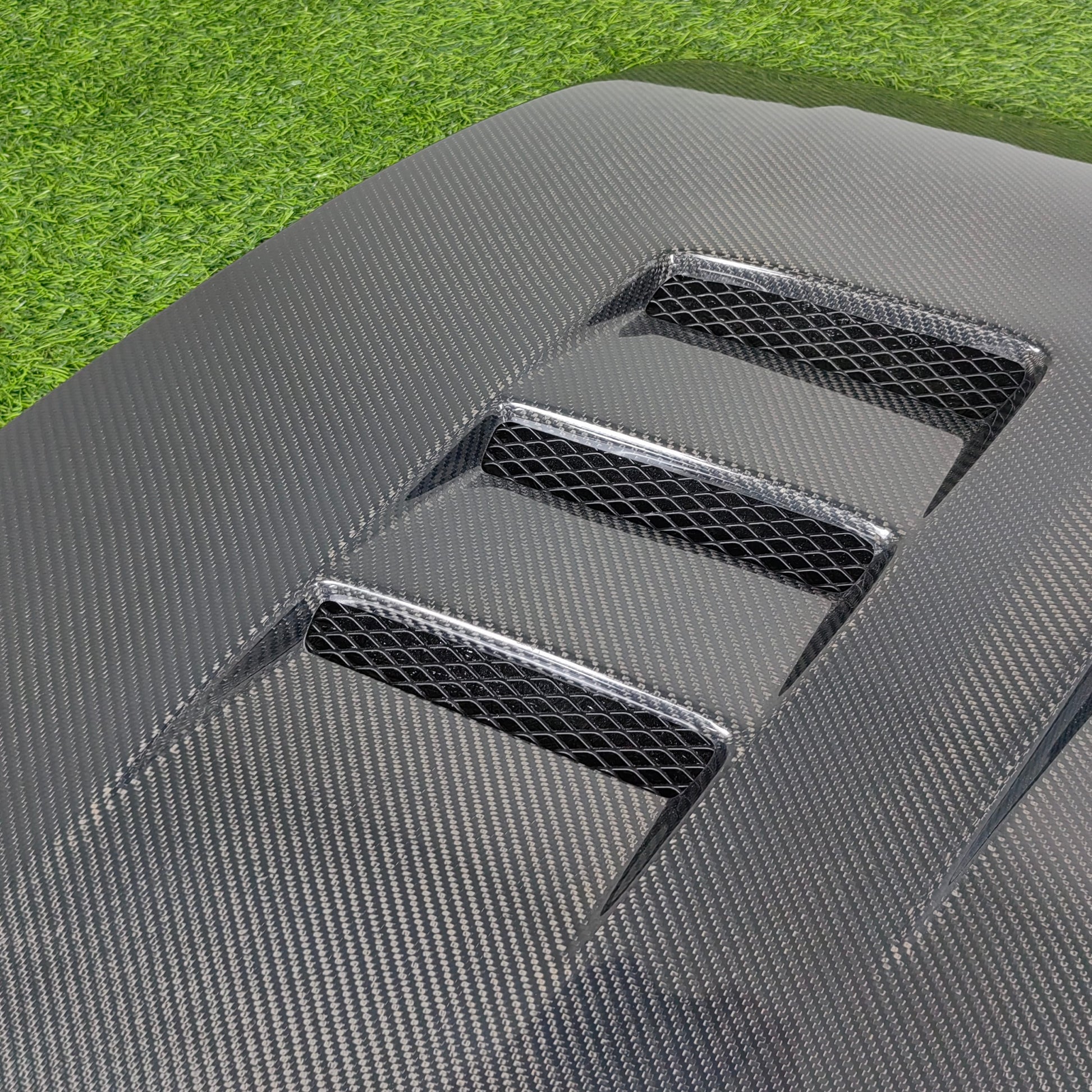 For Honda Civic Type R FD2 INGS Style Front Vented Hood 2007-2011