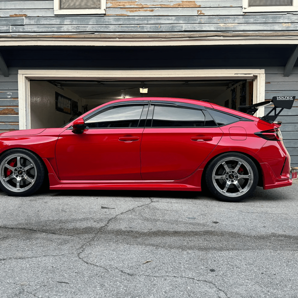 For Honda Civic Type R FL5 Hatchback 2023-24 VTX Style Carbon Rear Spoiler Wing Kazento Carbon Parts Carbon Fiber FL5-RS-VTXHT-CF