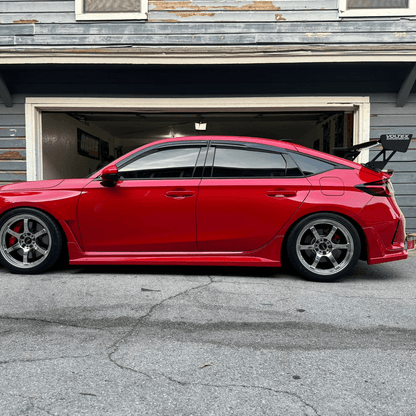 For Honda Civic Type R FL5 Hatchback 2023-24 VTX Style Carbon Rear Spoiler Wing Kazento Carbon Parts Carbon Fiber FL5-RS-VTXHT-CF