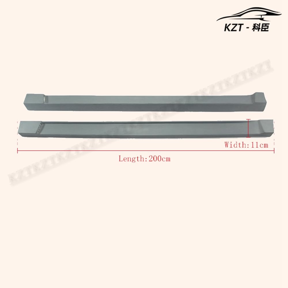 For Honda Fd2 Epa Style Wide Side Skirt Rocker Panels Side Part Fiber Glass Body Kit Replacement Kazento Carbon Parts 车身侧板 FD2-SS-EPA-FRP