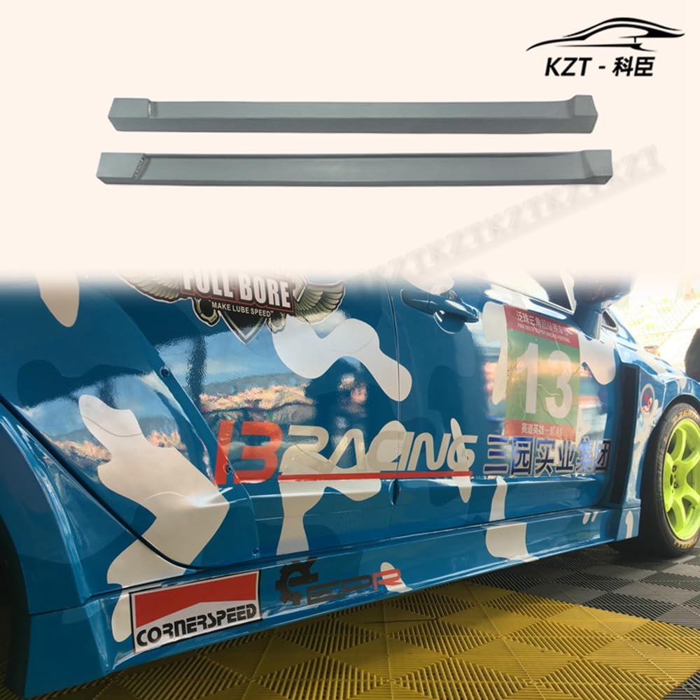 For Honda Fd2 Epa Style Wide Side Skirt Rocker Panels Side Part Fiber Glass Body Kit Replacement Kazento Carbon Parts 车身侧板 FD2-SS-EPA-FRP
