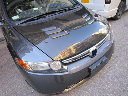 For Honda FG2 SI Coupe V Style Front Vented Hood 2006-2011