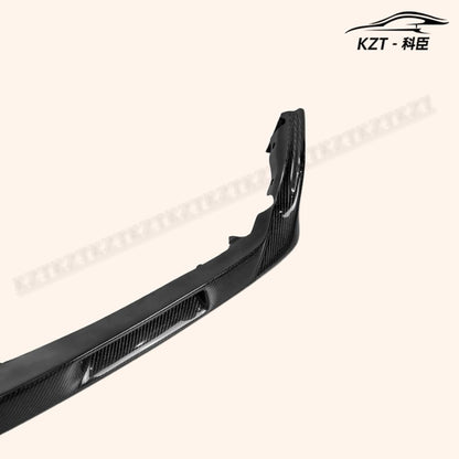 For Honda Fk8 Civic Type-R Ev Style Front Bumper Lip Chin Splitter Spoiler Carbon Fiber Body Kits Kazento Carbon Parts 车身侧板 FK8-FL-EV-CF