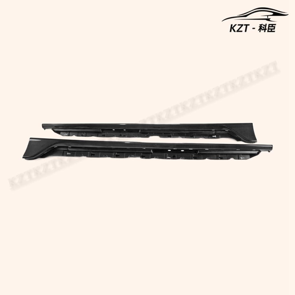 For Honda Fk8 Civic Type-R Oem Side Skirt Extension Rocker Panels Side Part Carbon Fiber Body Kit Replacement Kazento Carbon Parts 车身侧板 FK8-SSX-OE-CF
