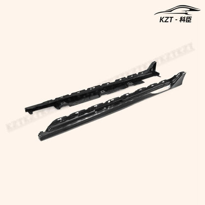 For Honda Fk8 Civic Type-R Oem Side Skirt Extension Rocker Panels Side Part Carbon Fiber Body Kit Replacement Kazento Carbon Parts 车身侧板 FK8-SSX-OE-CF