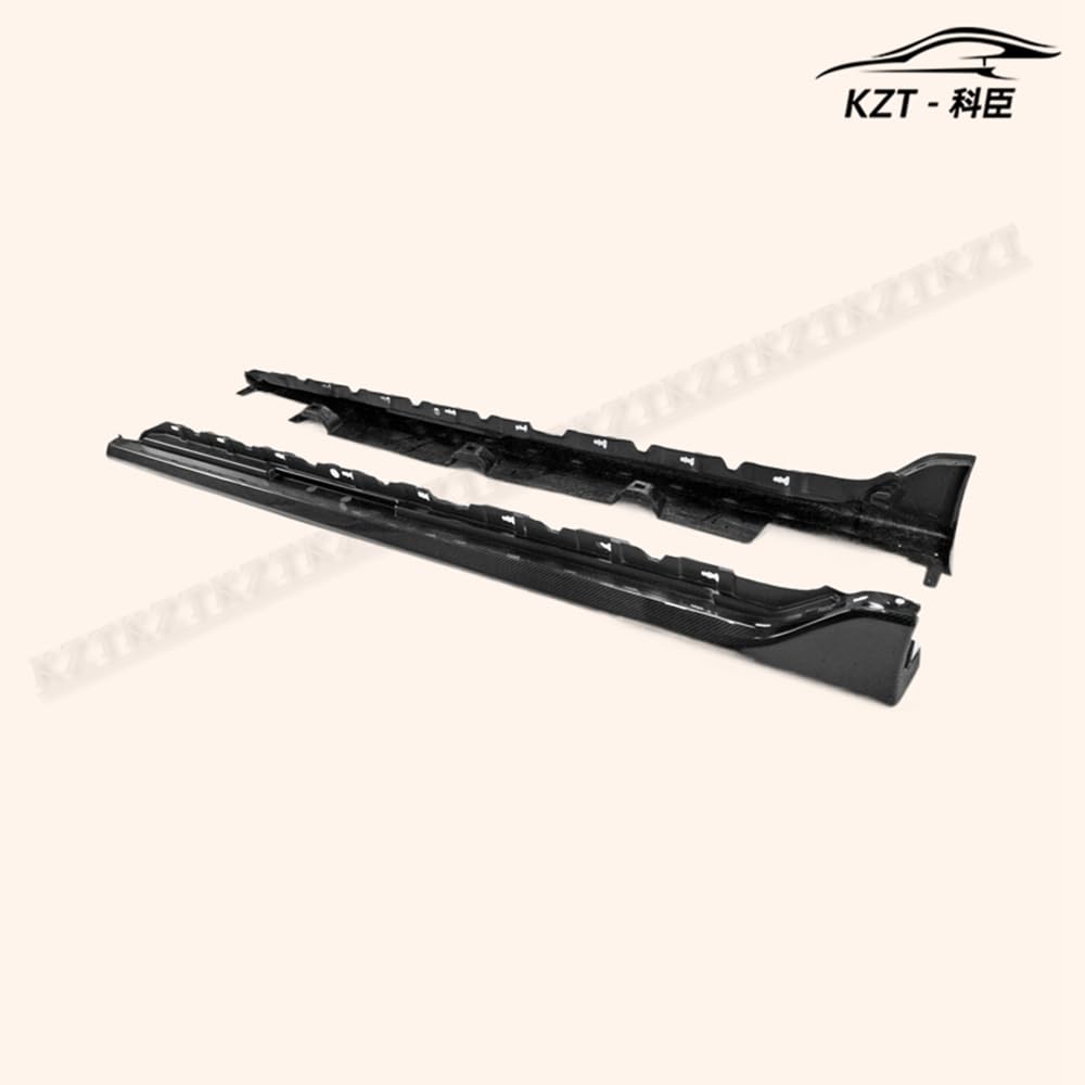 For Honda Fk8 Civic Type-R Oem Side Skirt Extension Rocker Panels Side Part Carbon Fiber Body Kit Replacement Kazento Carbon Parts 车身侧板 FK8-SSX-OE-CF