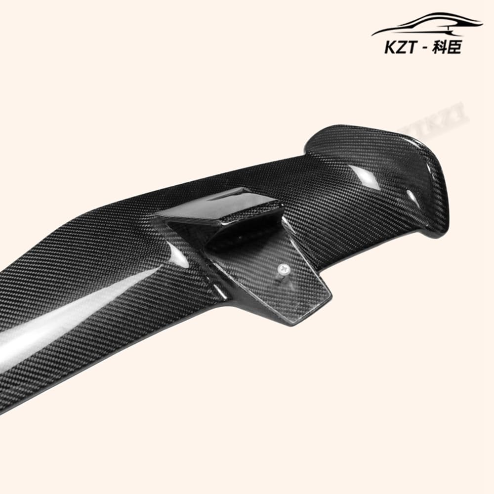 For Honda Jazz Fit Gk5 14-17 Mu-Style Rear Spoiler Wing Carbon Fiber Car Body Parts Kits Kazento Carbon Parts 车身侧板 FIT-RS-MU-14-CF