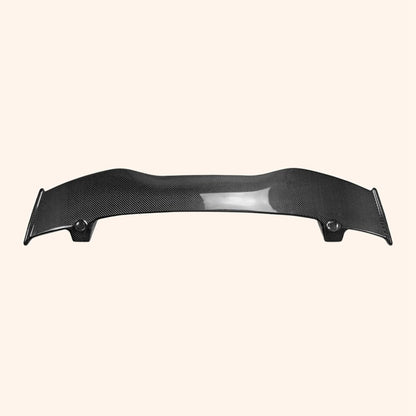 For Honda Jazz Fit Gk5 14-17 Mu-Style Rear Spoiler Wing Carbon Fiber Car Body Parts Kits Kazento Carbon Parts 车身侧板 FIT-RS-MU-14-CF