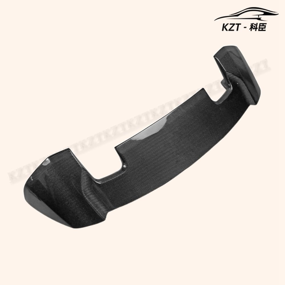 For Honda Jazz Fit Gk5 14-17 Rs-Style Rear Spoiler With Brake Light Carbon Fiber Car Body Parts Kits Kazento Carbon Parts 车身侧板 FIT-RS-RS-WL-14-CF