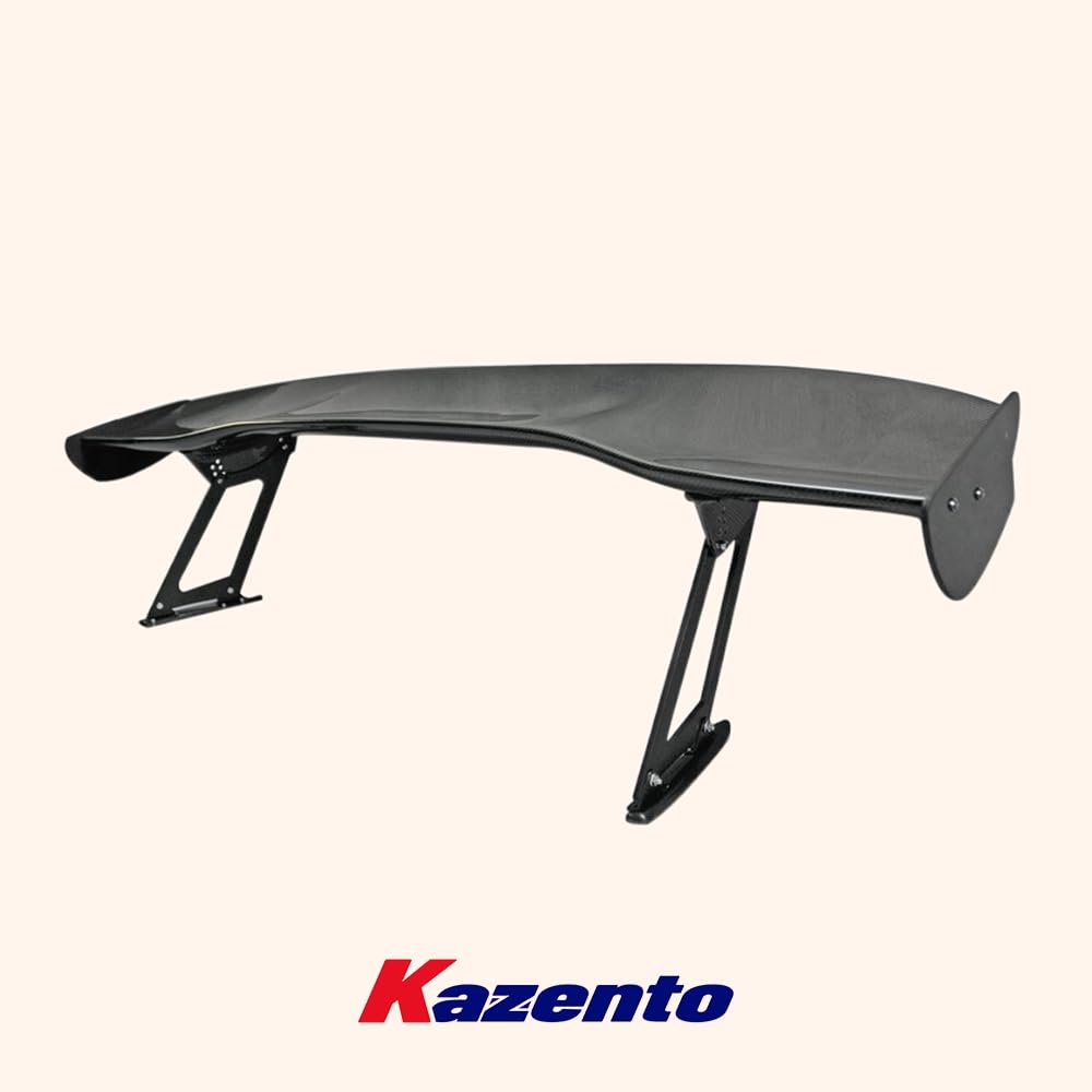 For Honda S2000 Js Racing Gt Spoiler(390Mm Height) Carbon Fiber Car Body Parts Kits Kazento Carbon Parts 车身侧板 S2000-RS-JS-390-CF