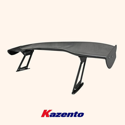 For Honda S2000 Js Racing Gt Spoiler(390Mm Height) Carbon Fiber Car Body Parts Kits Kazento Carbon Parts 车身侧板 S2000-RS-JS-390-CF