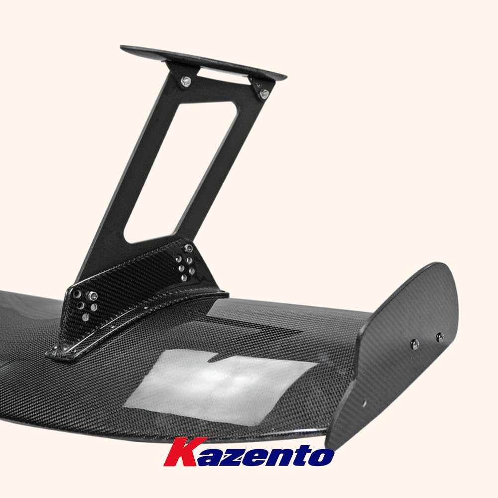 For Honda S2000 Js Racing Gt Spoiler(390Mm Height) Carbon Fiber Car Body Parts Kits Kazento Carbon Parts 车身侧板 S2000-RS-JS-390-CF