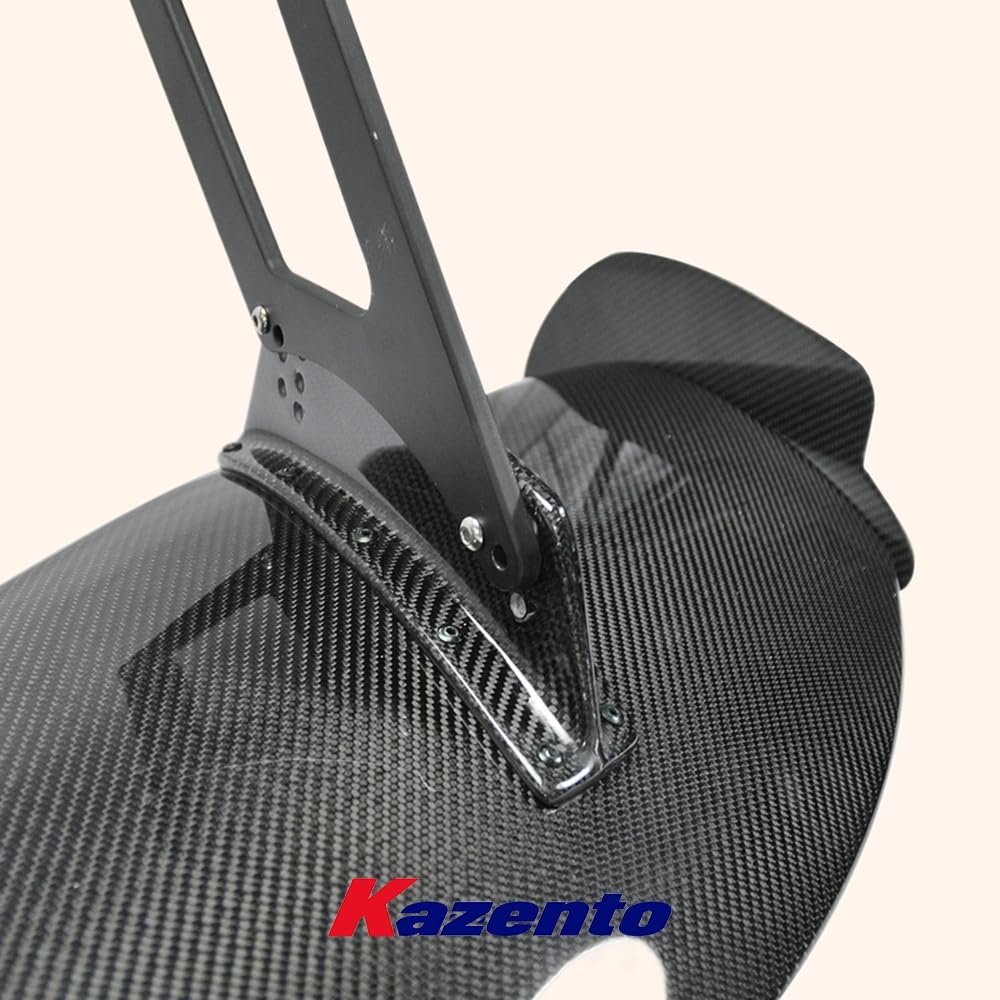 For Honda S2000 Js Racing Gt Spoiler(390Mm Height) Carbon Fiber Car Body Parts Kits Kazento Carbon Parts 车身侧板 S2000-RS-JS-390-CF