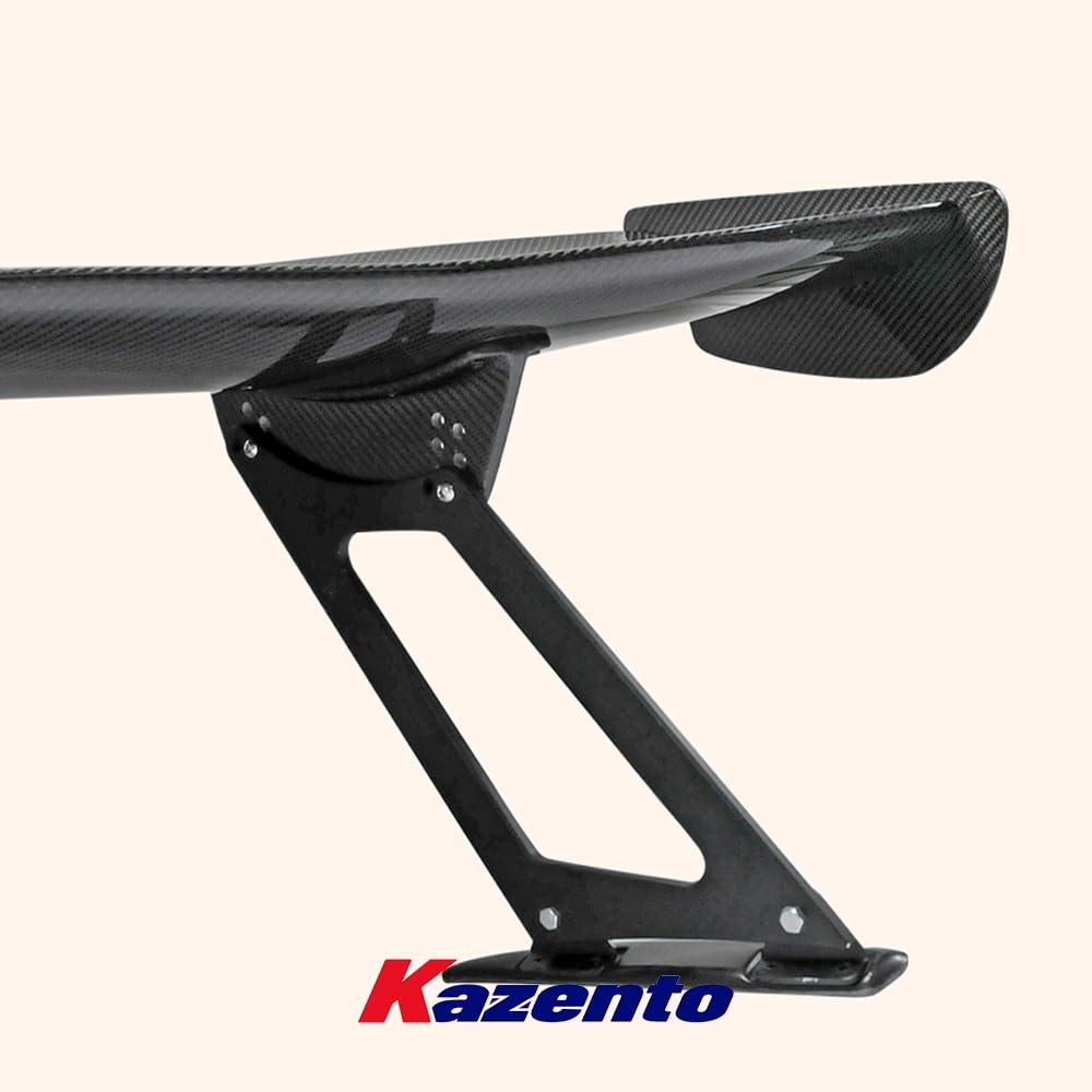 For Honda S2000 Js Racing Gt Spoiler(390Mm Height) Carbon Fiber Car Body Parts Kits Kazento Carbon Parts 车身侧板 S2000-RS-JS-390-CF