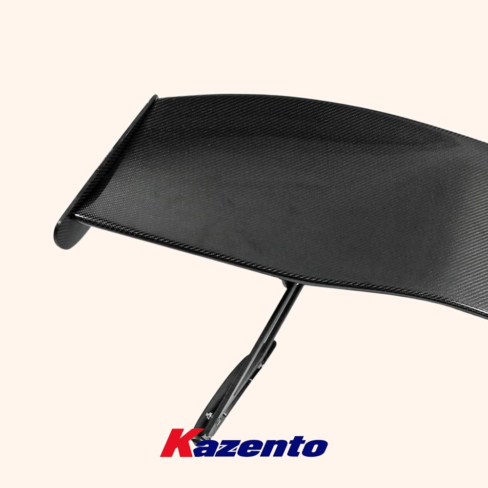 For Honda S2000 Js Racing Gt Spoiler(390Mm Height) Carbon Fiber Car Body Parts Kits Kazento Carbon Parts 车身侧板 S2000-RS-JS-390-CF