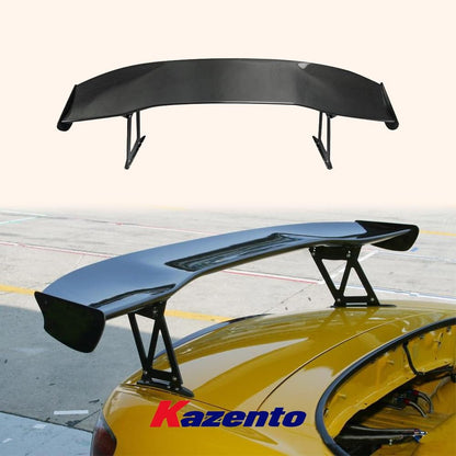 For Honda S2000 Js Racing Gt Spoiler(390Mm Height) Carbon Fiber Car Body Parts Kits Kazento Carbon Parts 车身侧板 S2000-RS-JS-390-CF