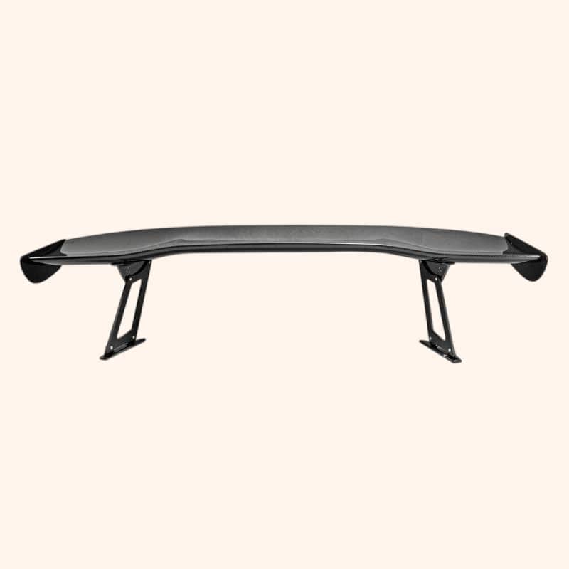 For Honda S2000 Js Racing Gt Spoiler(390Mm Height) Carbon Fiber Car Body Parts Kits Kazento Carbon Parts 车身侧板 S2000-RS-JS-390-CF