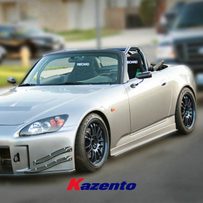 For Honda S2000 Js Racing Side Skirt Rocker Panels Side Part Fiber Glass Body Kit Replacement Kazento Carbon Parts 车身侧板 S2000-SS-JS-FRP