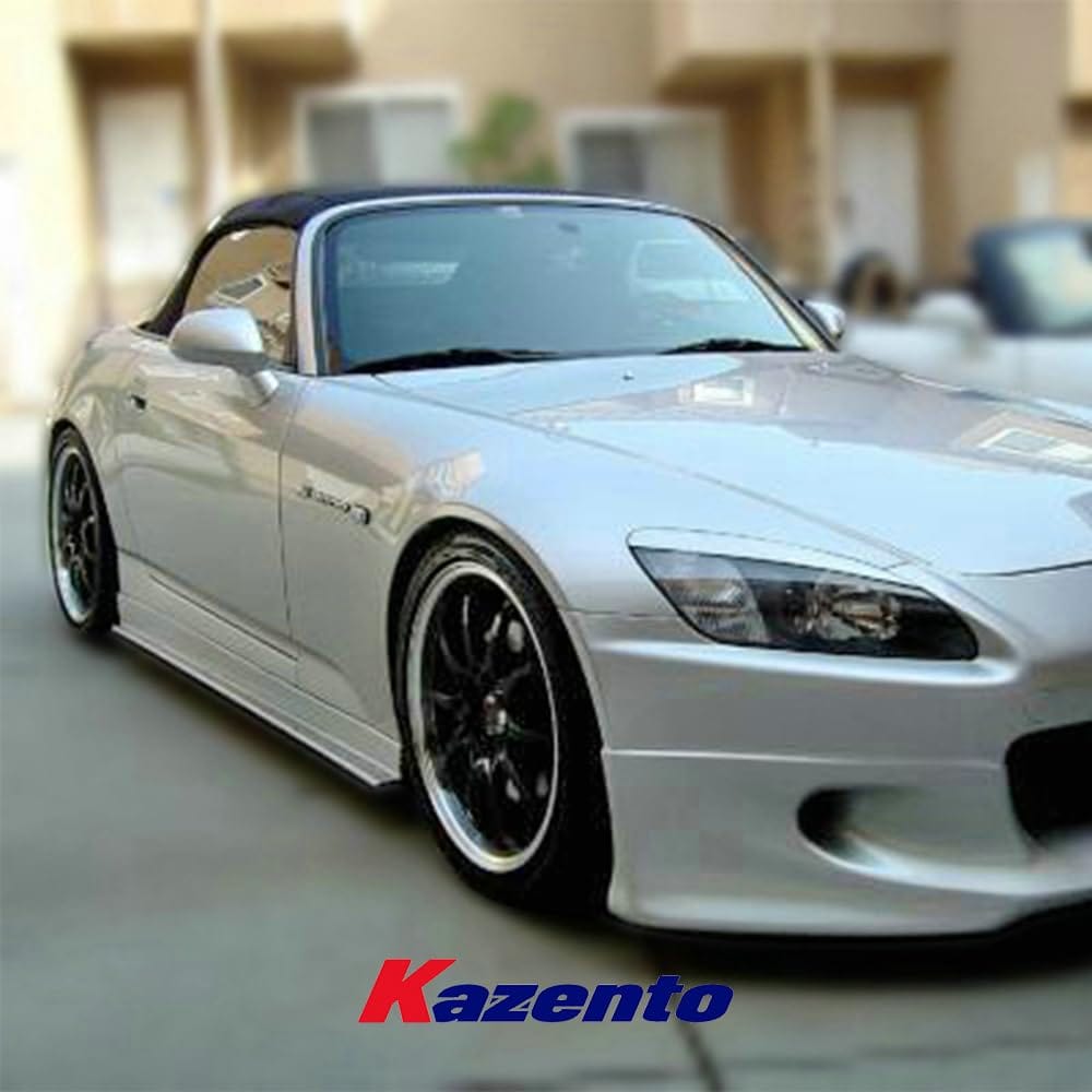 For Honda S2000 Js Racing Side Skirt Rocker Panels Side Part Fiber Glass Body Kit Replacement Kazento Carbon Parts 车身侧板 S2000-SS-JS-FRP