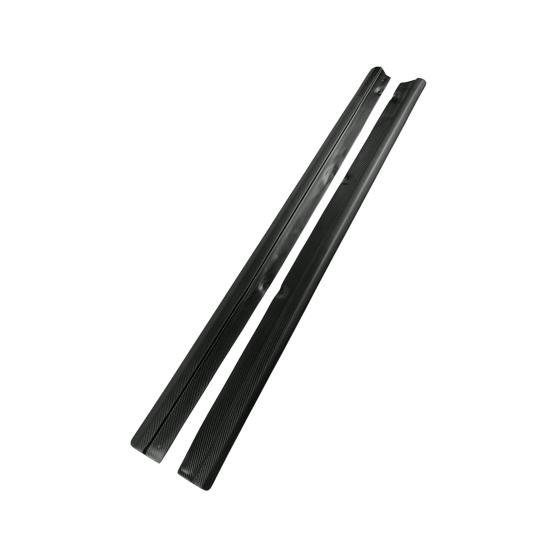 For Honda S2000 KZ Style Matte Carbon Fiber Side Skirts Add-on (Length 168cm) Kazento Carbon Parts Carbon Fiber S2000-SSX-MCF