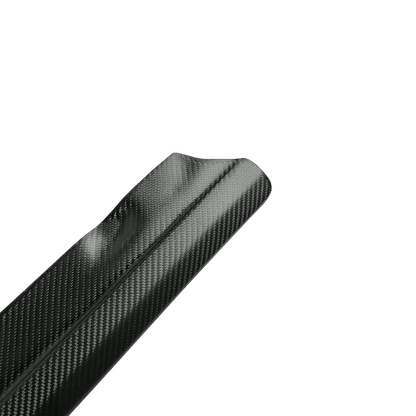 For Honda S2000 KZ Style Matte Carbon Fiber Side Skirts Add-on (Length 168cm)