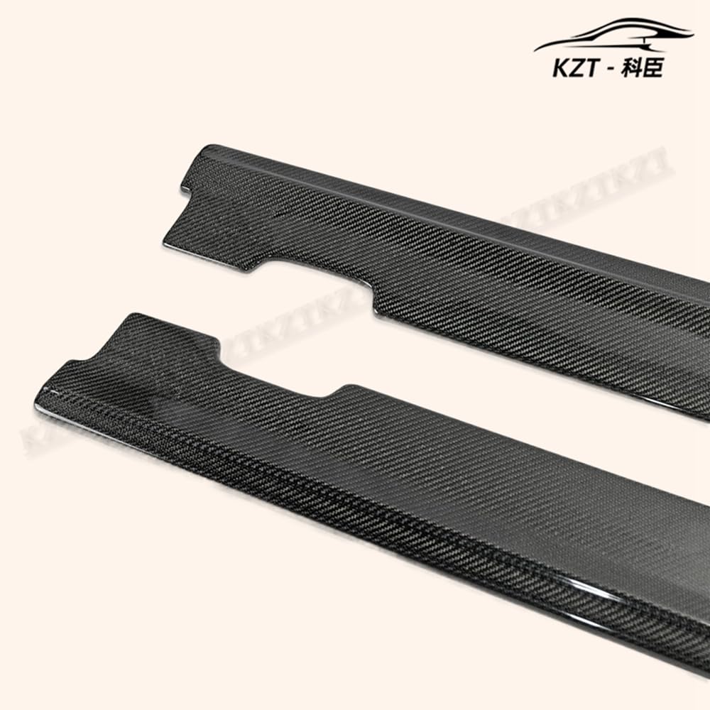 For Hyundai 16-19 I30N Mk3 Cs Type Side Skirt Extension (5 Door Hatch Back Model) Rocker Panels Side Part Carbon Fiber Body Kit Replacement Kazento Carbon Parts 车身侧板 I30-SSE-CS-CF