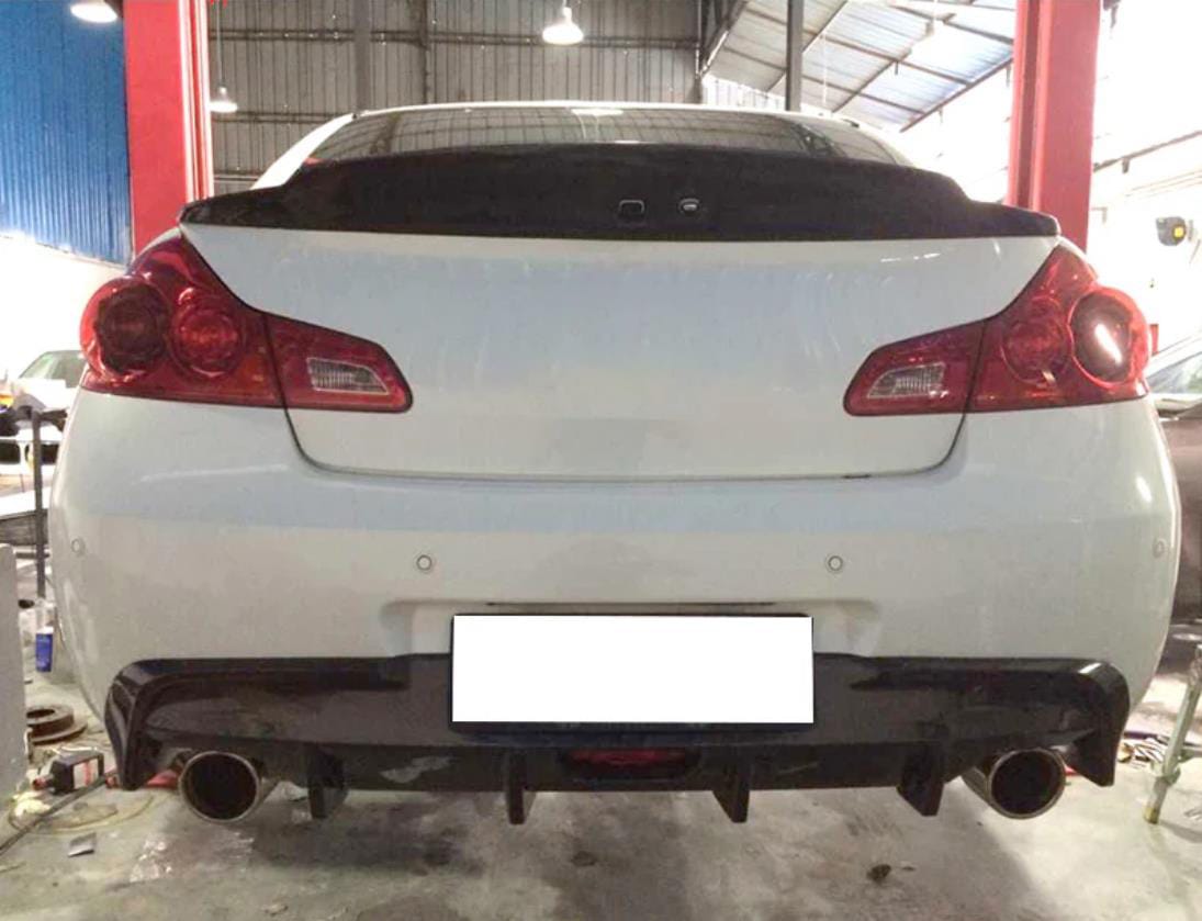 For Infiniti G37 Q40 Sedan JC Style Rear Ductail Spoiler Lip 2008-2013