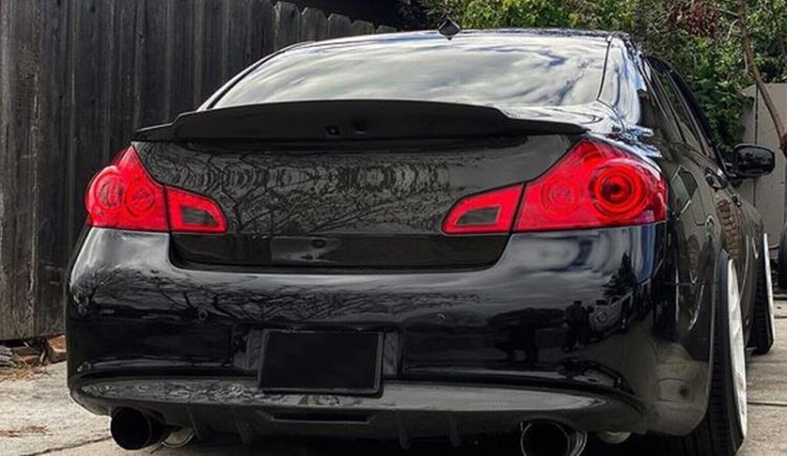 For Infiniti G37 Q40 Sedan JC Style Rear Ductail Spoiler Lip 2008-2013