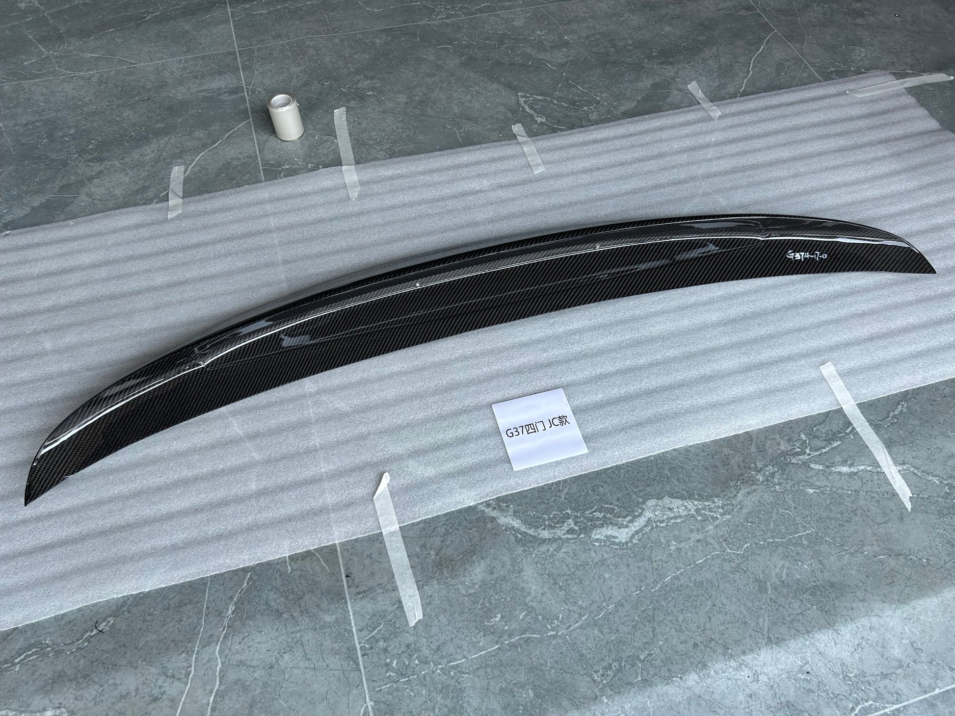 For Infiniti G37 Q40 Sedan JC Style Rear Ductail Spoiler Lip 2008-2013