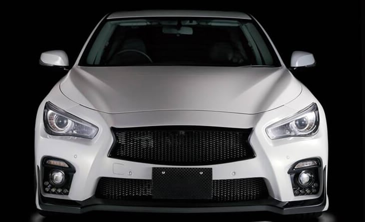 For Infiniti Q50 V37 Sedan BLZ Front Bumper With LED 2013-2024