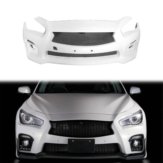 For Infiniti Q50 V37 Sedan BLZ Front Bumper With LED 2013-2024